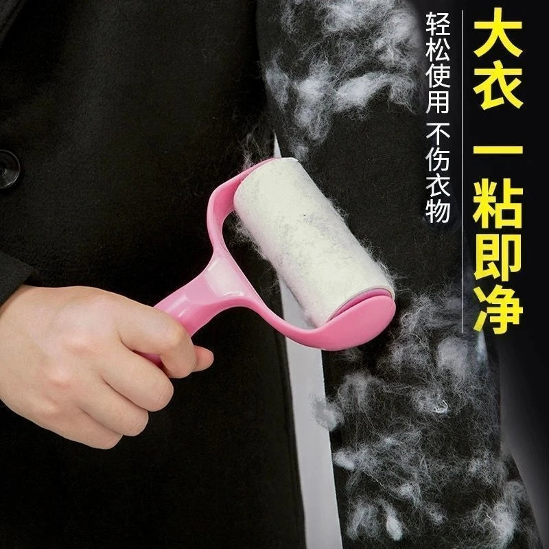 Clothes Lint Dust Sticky Tool Lint Roller Clothes Carpet Sofa Bed Hair Remover Cleaning Tools Essential for Pet-owning Families