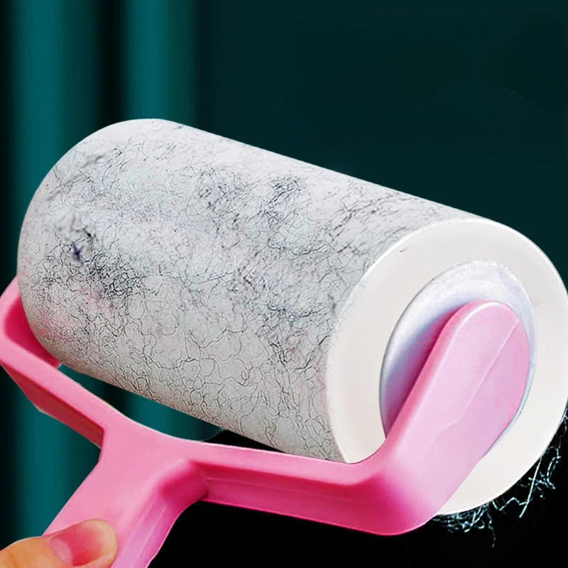 Clothes Lint Dust Sticky Tool Lint Roller Clothes Carpet Sofa Bed Hair Remover Cleaning Tools Essential for Pet-owning Families