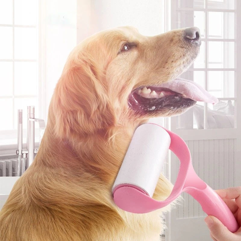 Clothes Lint Dust Sticky Tool Lint Roller Clothes Carpet Sofa Bed Hair Remover Cleaning Tools Essential for Pet-owning Families